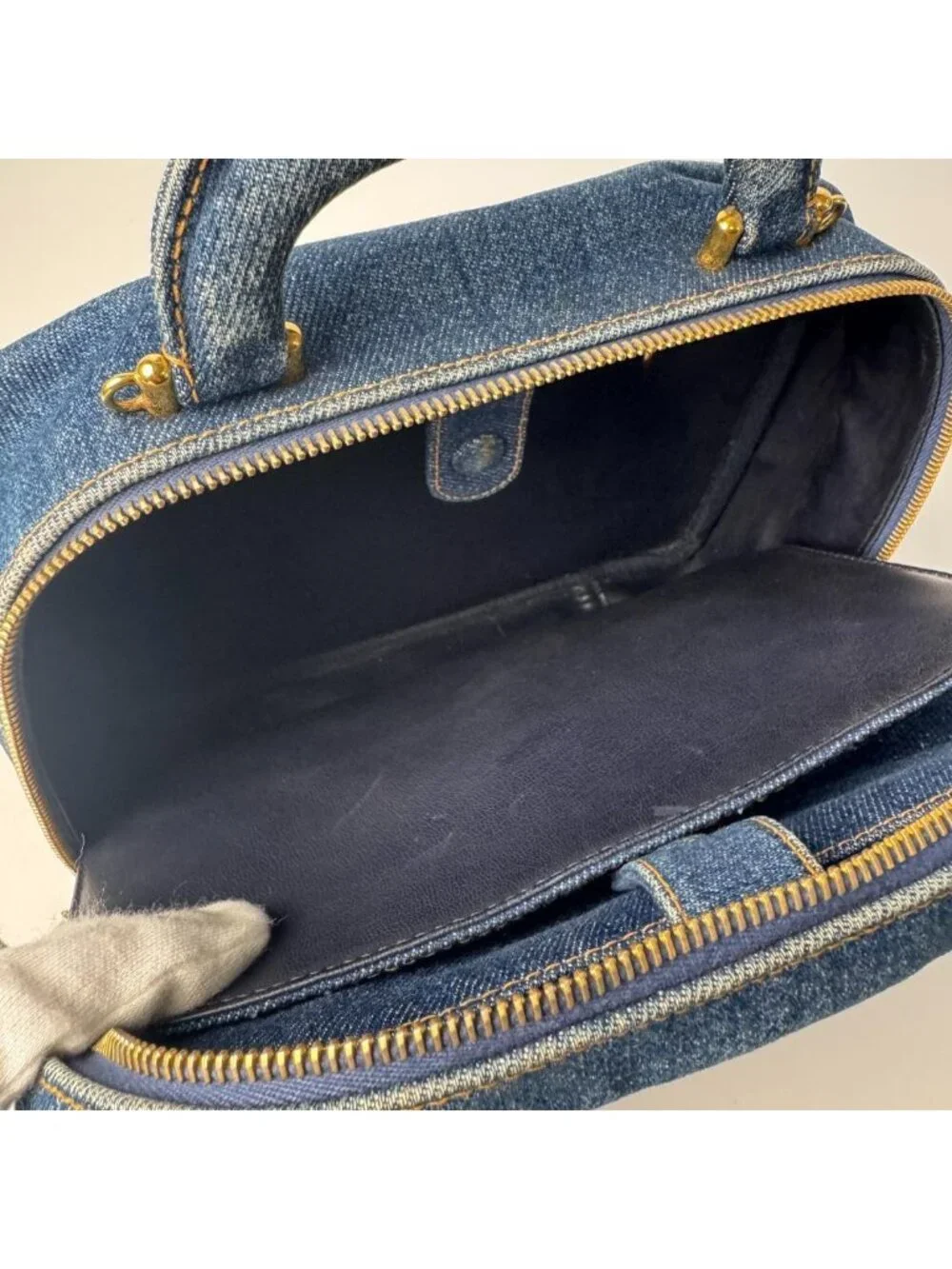 Chanel Denim Vanity Bag 2-Way